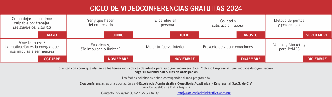 Cursos y conferencias gratuitas